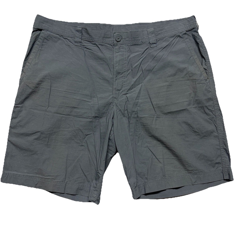 Columbia Shorts Mens 40 Gray Chino Pockets Outdoors Hiking Casual‎ 10" Inseam